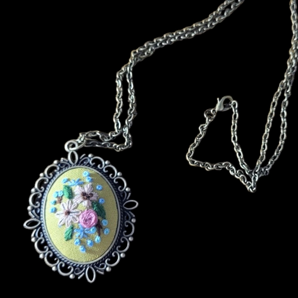 Hale Finery Doreen Collection | Something Yellow Hand Embroidered